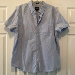 Mens American Eagle Chambray Button Up
